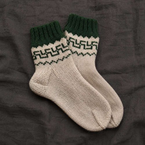 Light Green Wool Socks