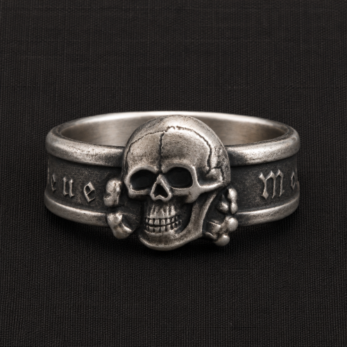 Totenkopf Ring - Meine Ehre Heisst Treue