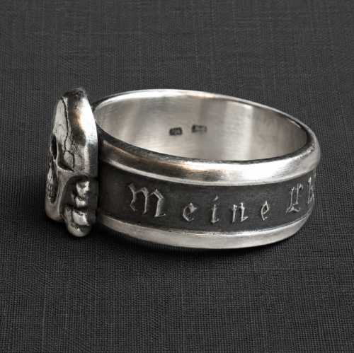 Totenkopf Ring - Meine Ehre Heisst Treue