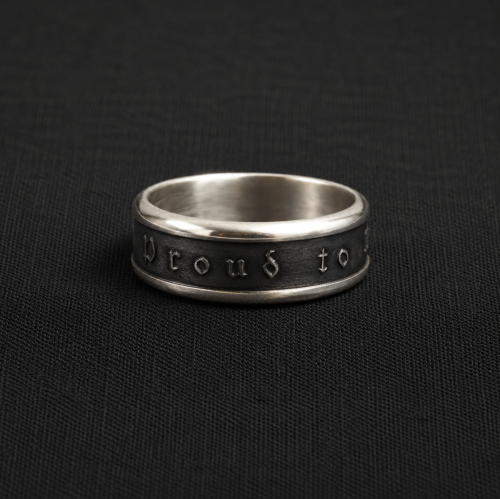 White Pride Ring