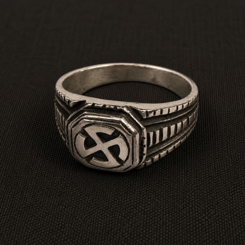 Rotating Swastika Ring