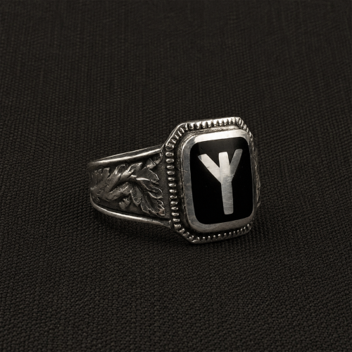Algiz Rune Ring