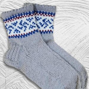 Traditional Latvian Woolens Socks Rotating