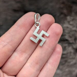Latvian fire cross pendant