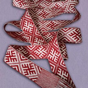 Traditinal Latvian Belt with Fire Cross