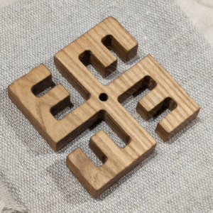 Wooden sign - The Fire Cross 2