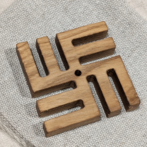 Wooden sign - The Fire Cross 2